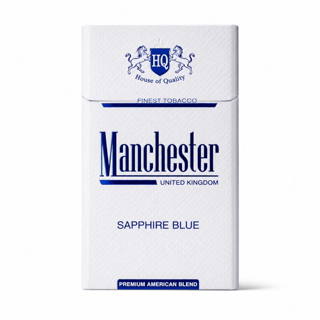 Manchester Sapphire Blue x 10 Packs /1 Carton