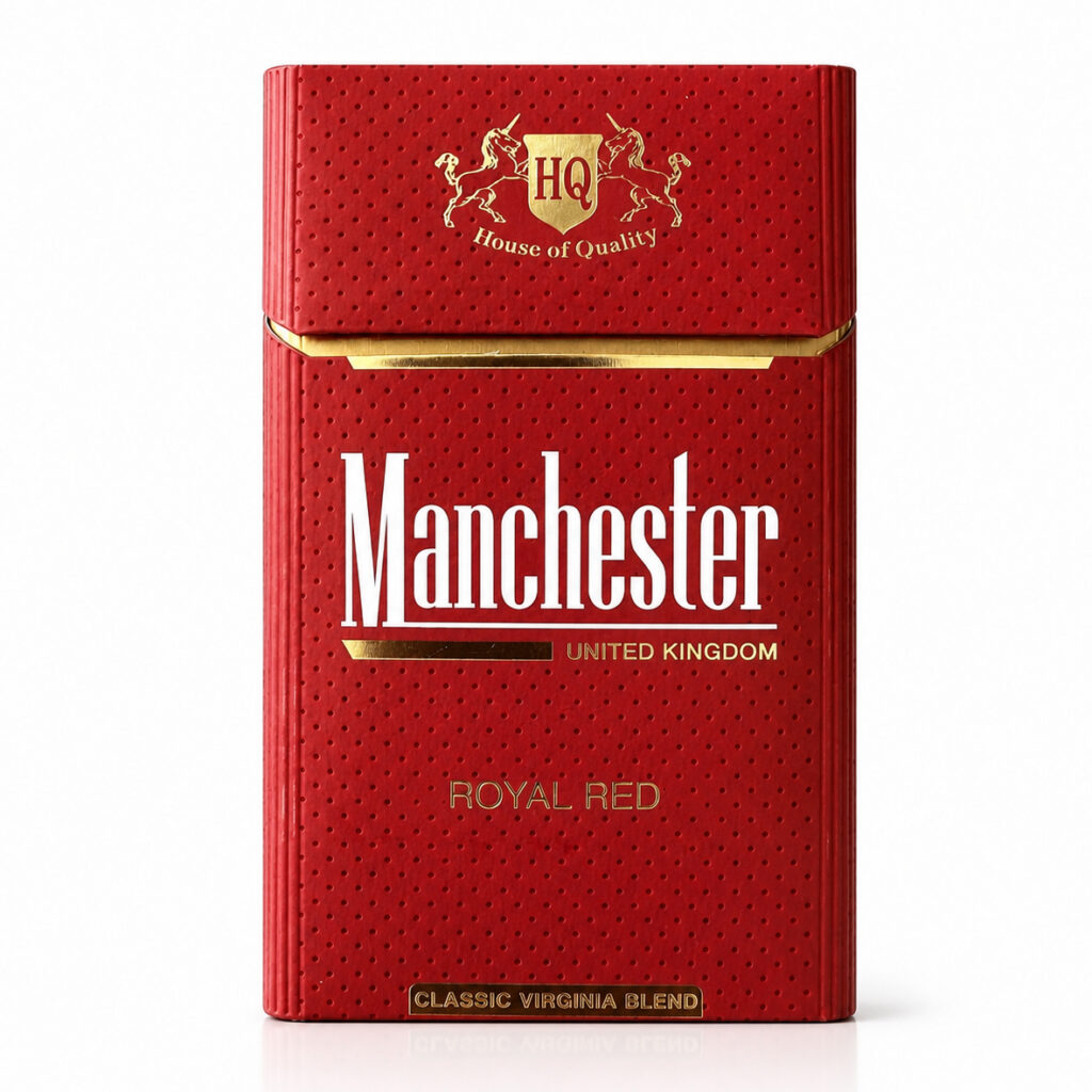 Manchester ROYAL RED x 10 Packs /1 Carton