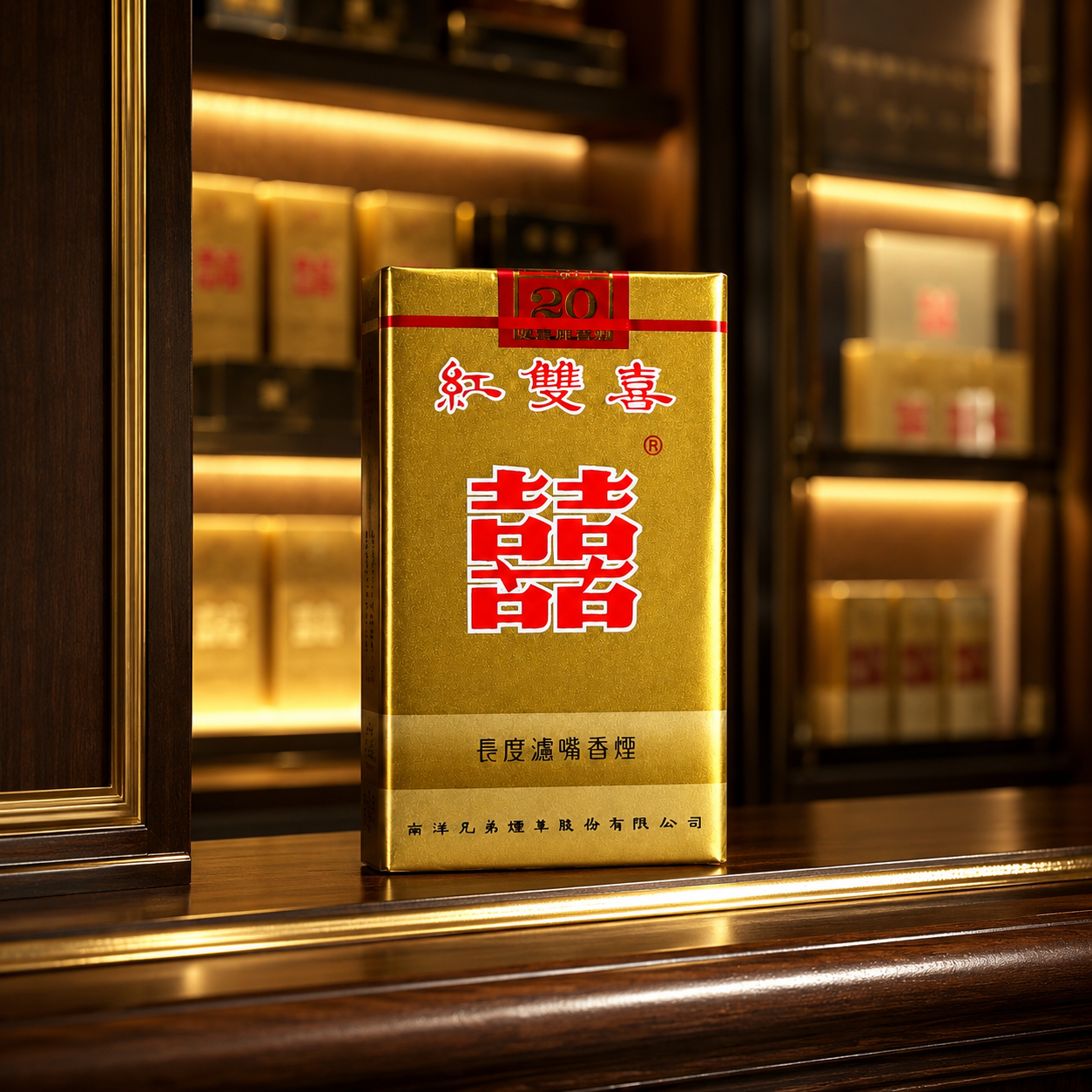 Double Happiness Soft Original x 10 Packs /1 Carton - Image 2