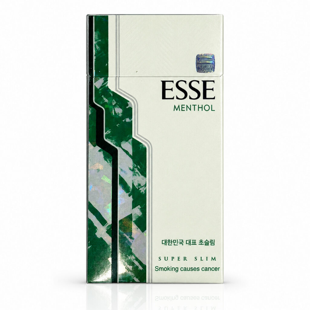 ESSE Menthol (Mechanical Green) Super Slim x 10 Packs /1 Carton